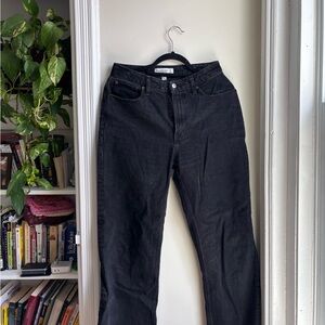 Abercrombie & Fitch Dark Gray High Rise Jeans